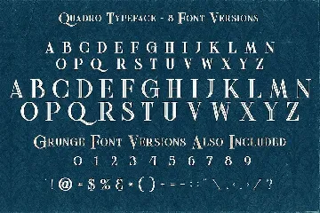 Quadro - Display Font