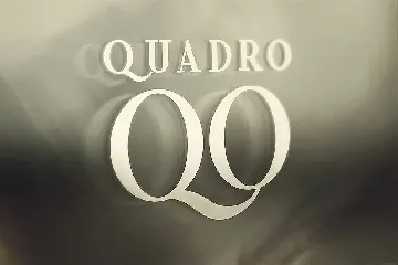 Quadro - Display Font