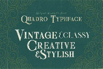 Quadro - Display Font