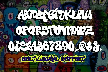 Wild Gang - Thick Graffiti Font