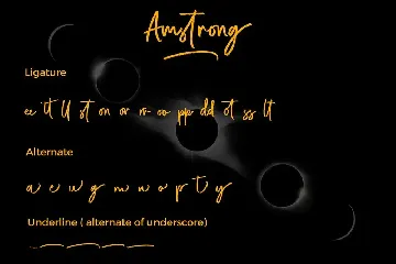 Amstrong Beautiful Brush Font