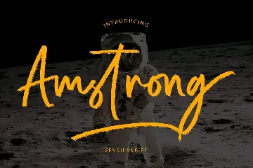 Amstrong Beautiful Brush Font