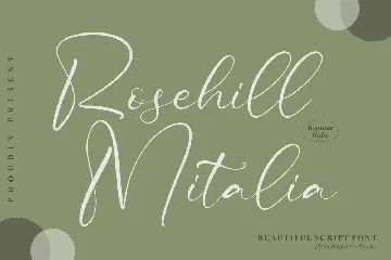 Rosehill Mitalia Script Font