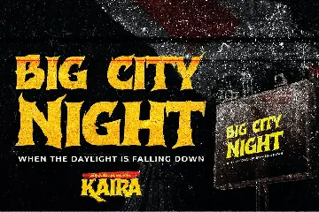 KAIRA - Bad Black Metal Font