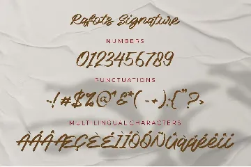 Rafots Signature - Elegant Font