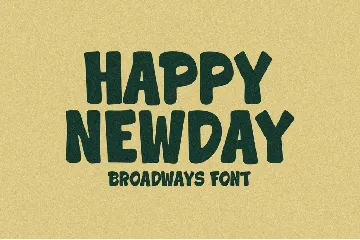 Broadways font