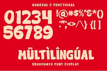 Broadways font