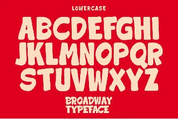 Broadways font