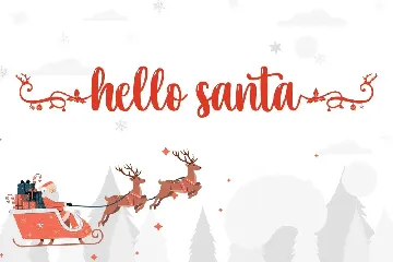 Sparkling Christmas - Hand Letter Script Font