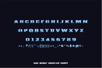 Big Sharp Font