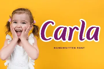 Carla Playful Handwritten Font