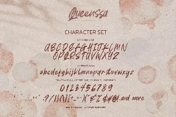 Queenssa - Quick Brush Modern Font