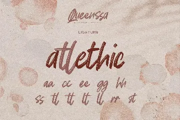 Queenssa - Quick Brush Modern Font