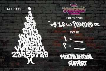 The Ponkys - Strong Graffiti Font