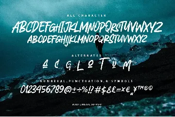 Trashbone font