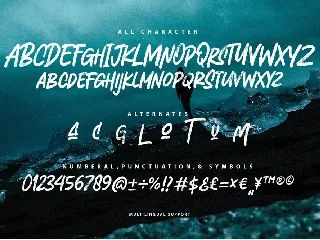 Trashbone font