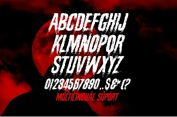 Death Stinger - Halloween Horror Font