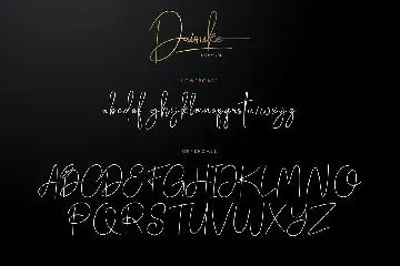 Daisuke - Signature Font