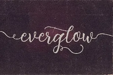 Everglow Script Font Duo