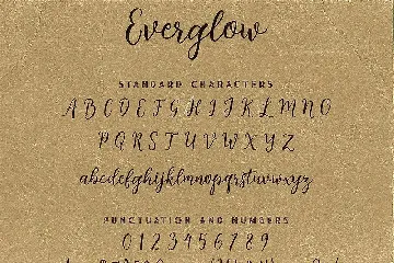 Everglow Script Font Duo