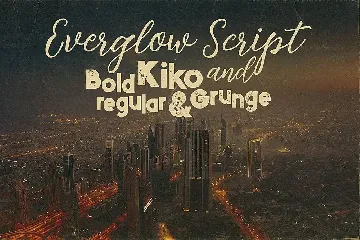 Everglow Script Font Duo