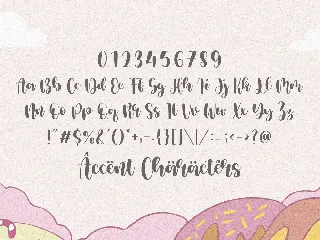 Milcandy Calligraphy Font