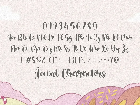 Milcandy Calligraphy Font