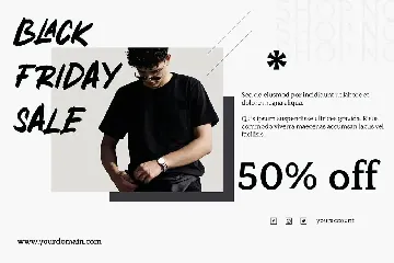 Black Friday - Handbrush Font