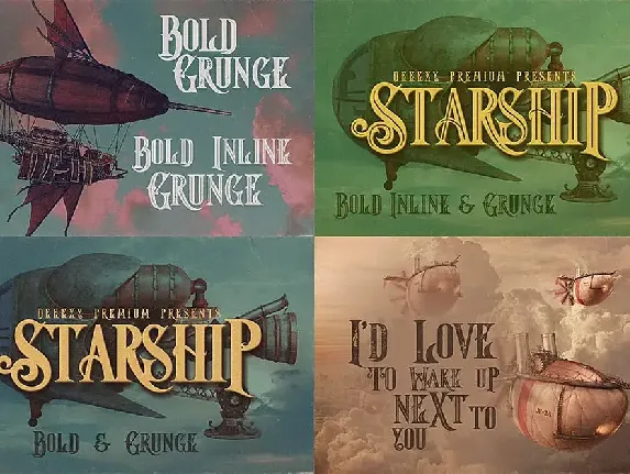 5 Fonts Bundle 1