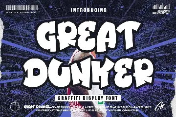 Great Dunker Graffiti Font