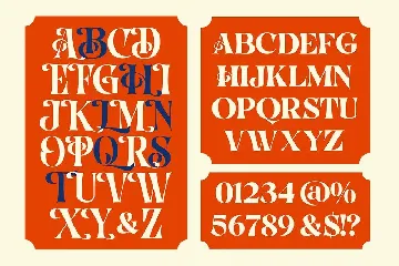 Hestrial - Layered Font