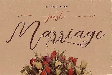 Just Marriage Font Duo