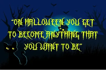 Night Franklin - Unique Halloween Font