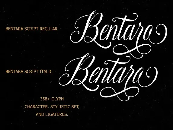 Bentara Script font