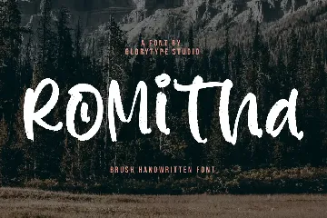 Romitha Brush Handwritten Font