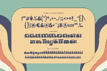 Bluetick - Groovy Font