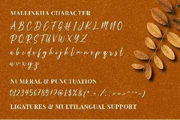 Mallinkha - Fashion Font