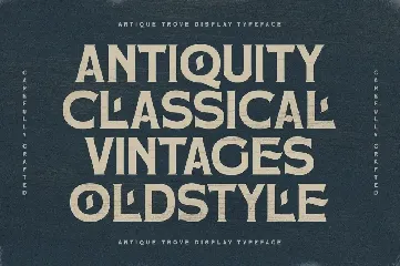 Antique Trove font