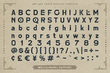 Antique Trove font