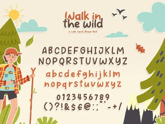 Walk in the Wild Font