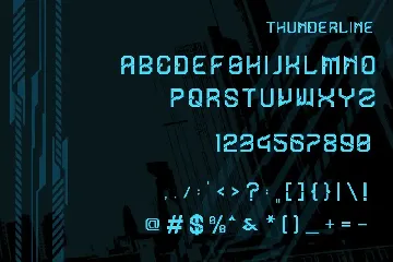 Thunderline Display Font