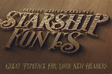 Starship Typeface font