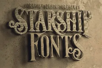 Starship Typeface font