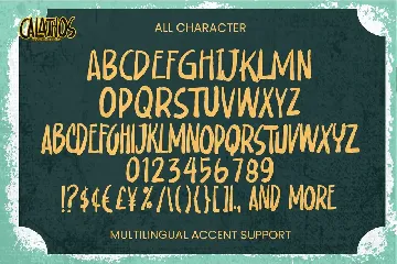 Calathos - Handmade Brush Font