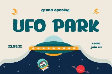 Planet Joy - Cartoon Display Font