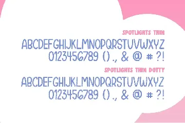 Spotlights Font Duo