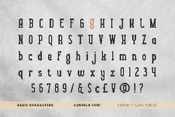 Conrela -  Vintage Font