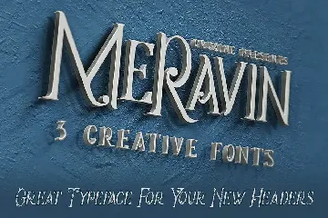 Meravin Typeface font