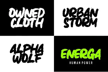 Zembrush font