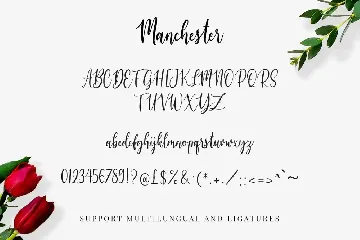 Manchester - Wedding Font